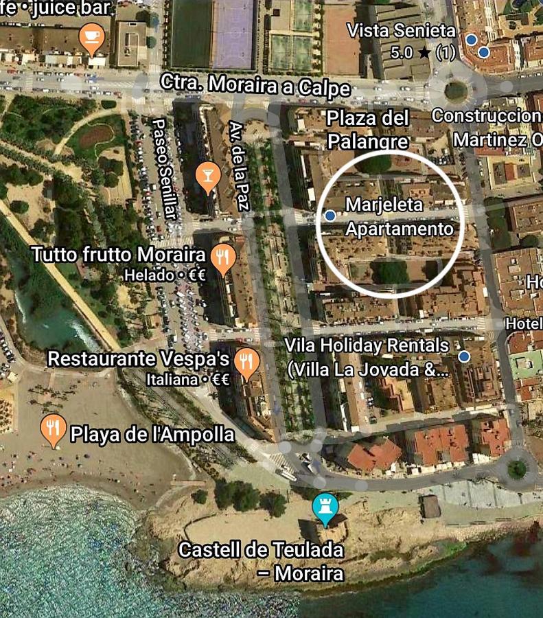 Apartmán Marjeleta Apartamento Moraira Exteriér fotografie